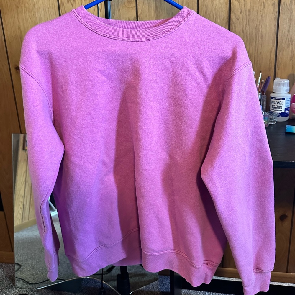 Purple Hanes sweater